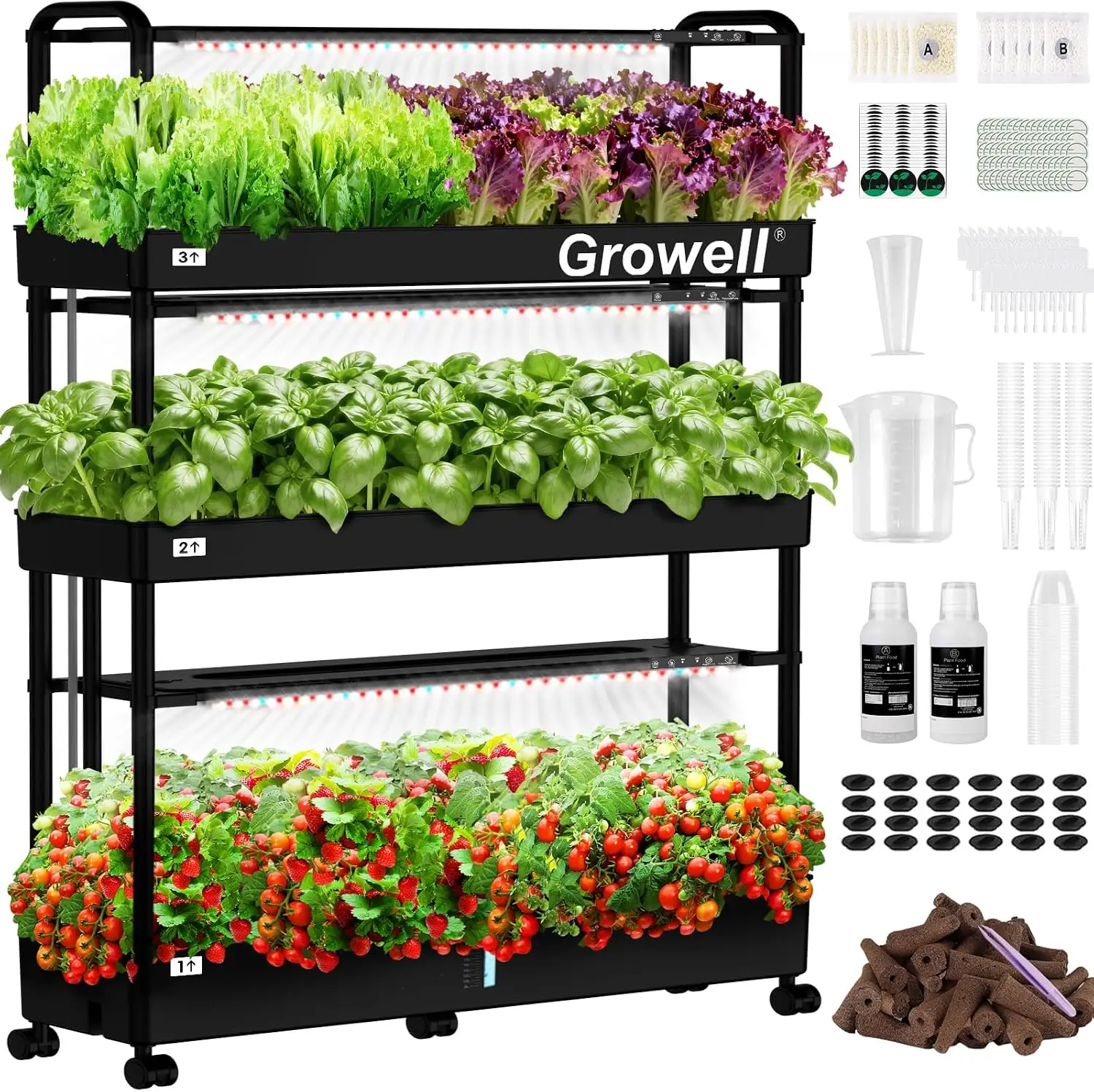 Hydroponic Kit - Large Hydroponics Growing System Kit, 90