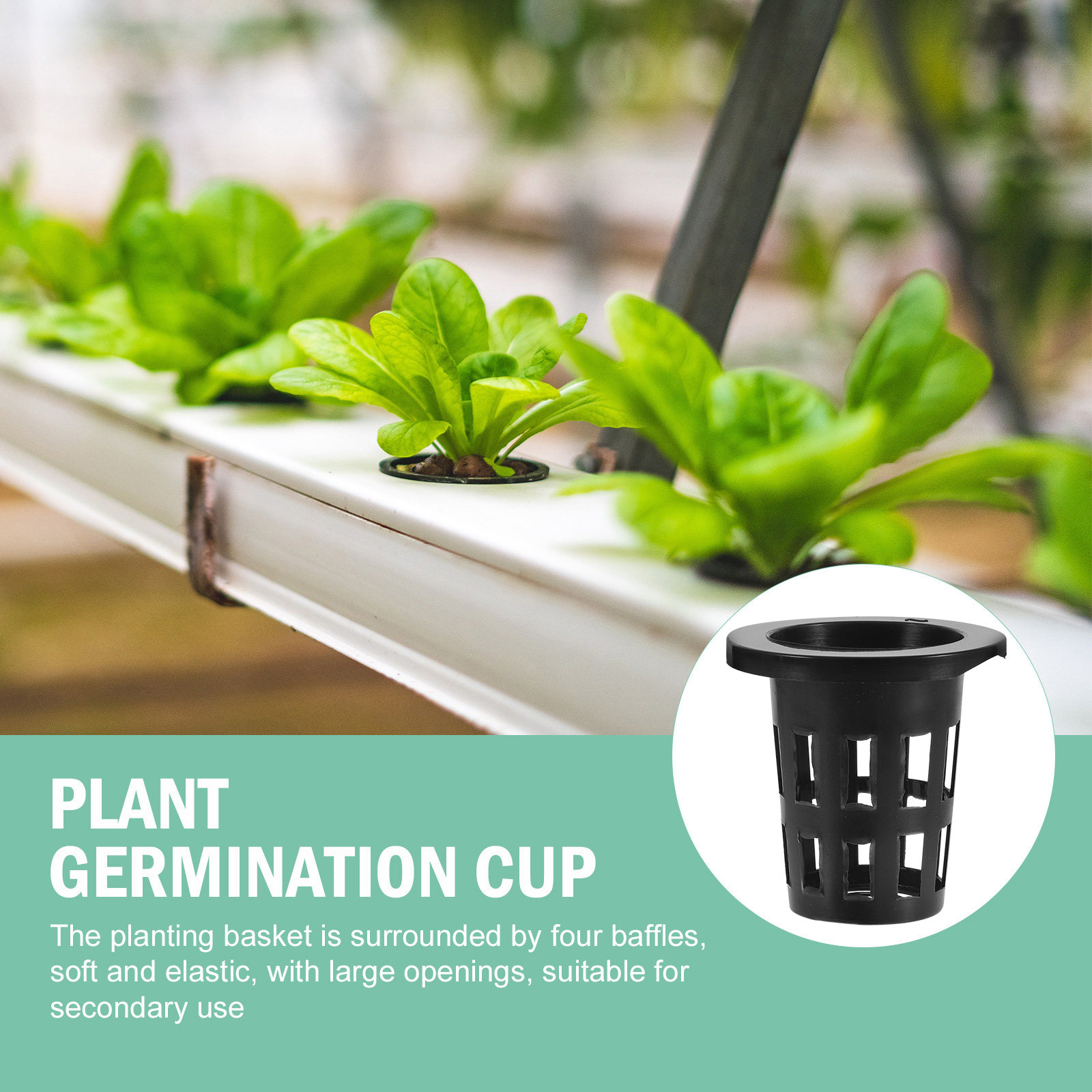 50Pcs Plastic Planting Baskets - огляд і ціна Plant Pot