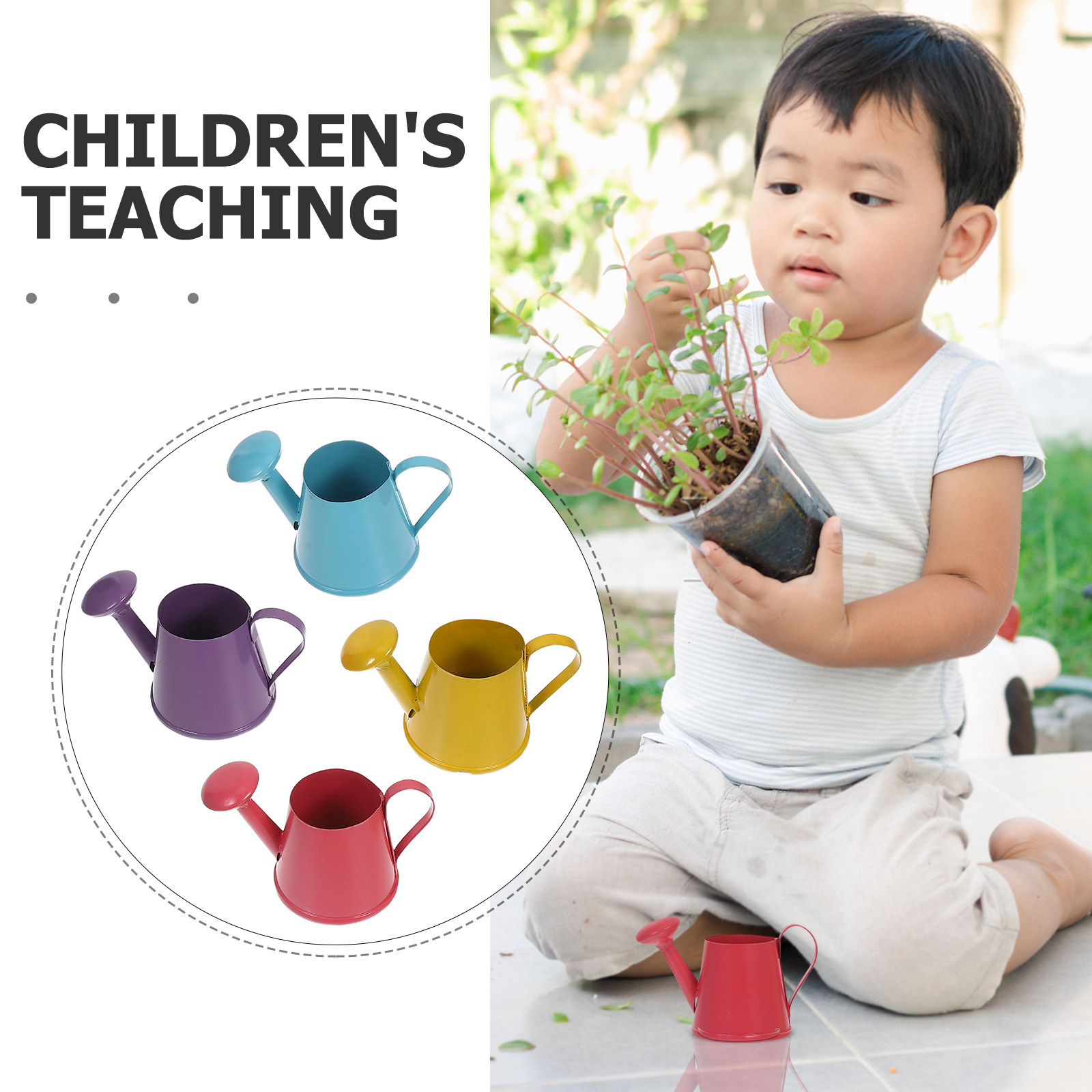 4Pcs Mini Metal Watering Cans  - огляд і ціна Watering Can