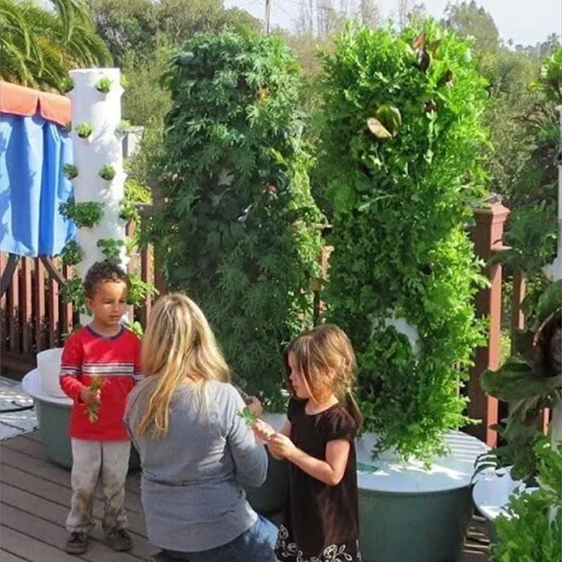 Vertical Hydroponic Grow Tower - огляд і ціна Indoor Herb Garden